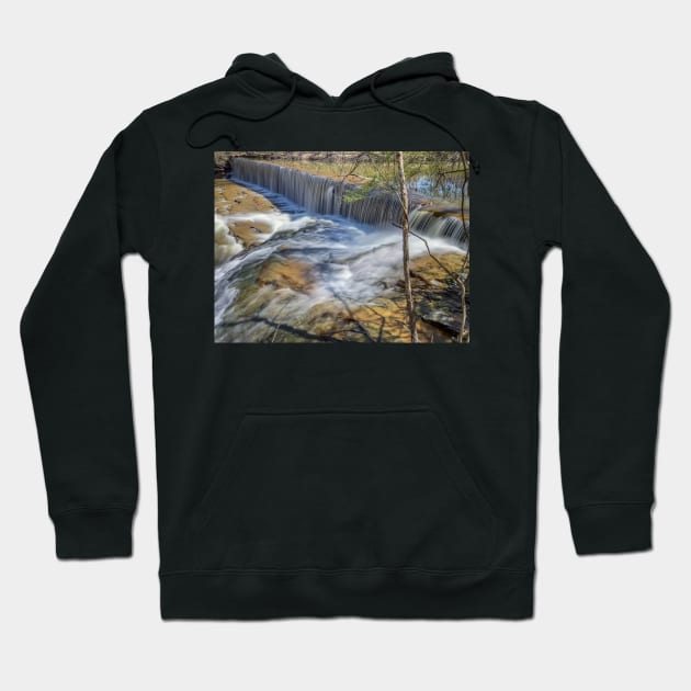 Ivy Creek Greenway Waterfall Hoodie by Ckauzmann